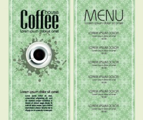 Coffee banner and menu design vector 02
