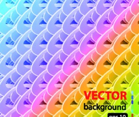 Colored shapes vector background 01