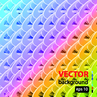 Colored shapes vector background 01