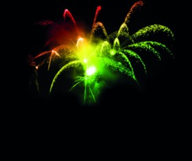 Fireworks Effect background vector 05