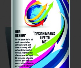 Modern Flyers and brochure design vector 01