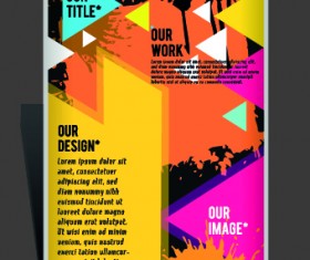 Modern Flyers and brochure design vector 02