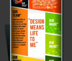 Modern Flyers and brochure design vector 05