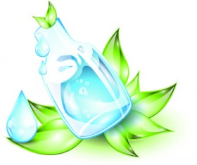 Glass food vector Illustration 05