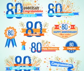 Happy anniversary Celebration design vector 04