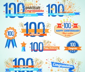 Happy anniversary Celebration design vector 09