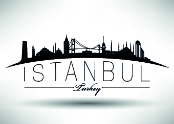 Istanbul design elements vector 01