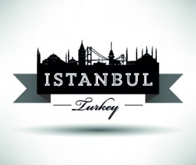 Istanbul design elements vector 05