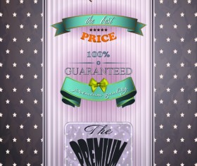 Best Retro Quality Labels vector 04