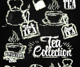 Black style Menu design vector 05