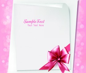 Paper with ribbon backgrounds 02