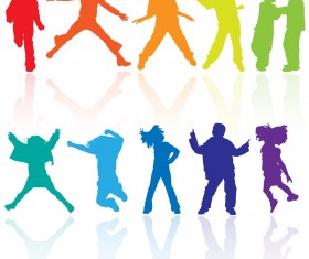 Cute School child design vector 04