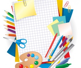 Set of School design elements vector 08