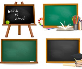 School WordPad design vector 05