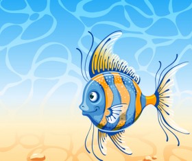 Beautiful Underwater World vector 01