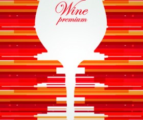 Wine menu design vector set 03