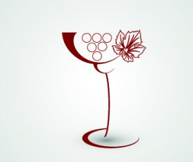 Wine menu design vector set 05