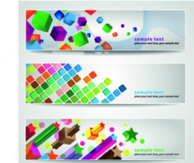 Classic banner design vector 01