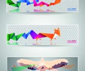 Classic banner design vector 04