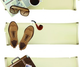 Special banners design elements vector 02