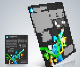 Stylish business flyer template design 04