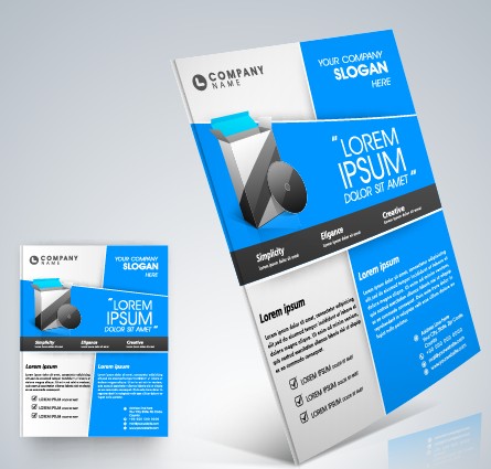 Stylish business flyer template design 05