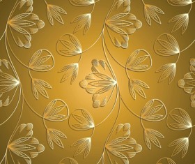 luxurious Floral pattern vector set 01