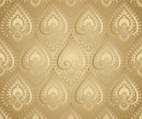 luxurious Floral pattern vector set 02