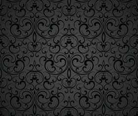 luxurious Floral pattern vector set 04