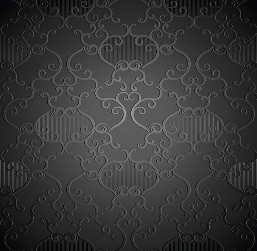 luxurious Floral pattern vector set 05