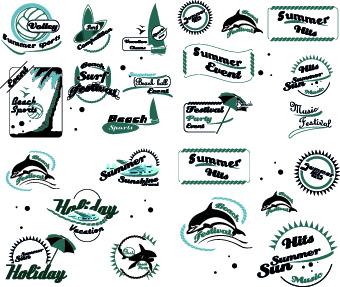 Black and White logos vector Collection 01