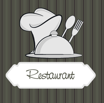 Restaurant menu cover design set 02