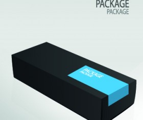 Vector Box package design elements 02