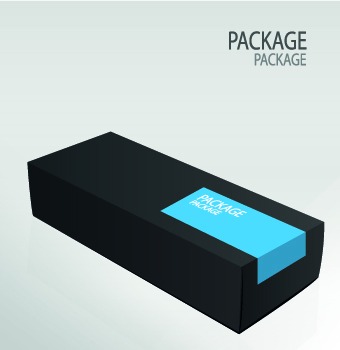 Vector Box package design elements 02