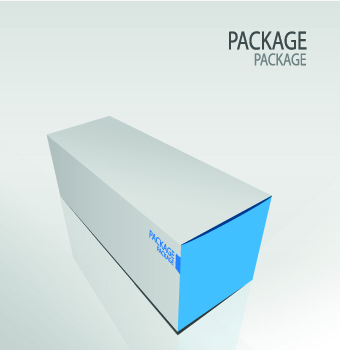 Vector Box package design elements 04