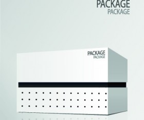 Vector Box package design elements 05