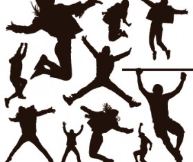 People Vector Silhouettes 01