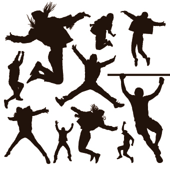 People Vector Silhouettes 01