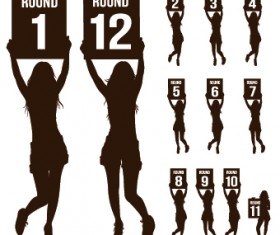 People Vector Silhouettes 04