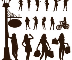 People Vector Silhouettes 05