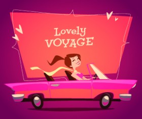 Car poster design vector 05