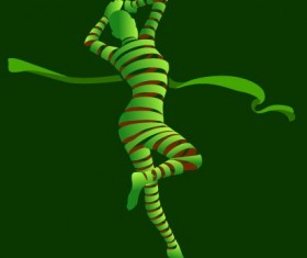 Creative Ribbon design background 03