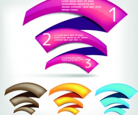 Web speech bubbles design vector 05