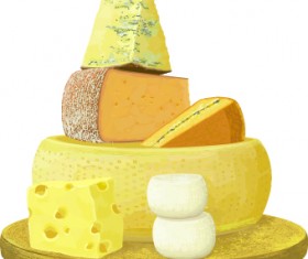 Different cheese design set 01