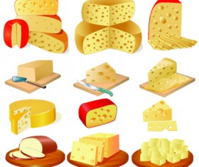 Different cheese design set 02