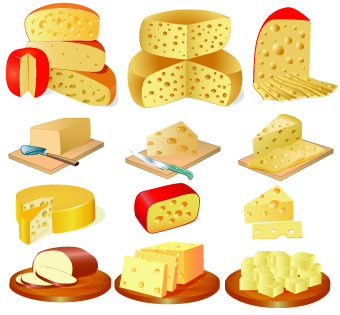 Different cheese design set 02