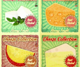 Different cheese design set 03