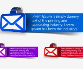 Banners web design vector 02