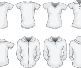 Clothes template design vector 04