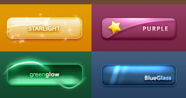 free web buttons psd